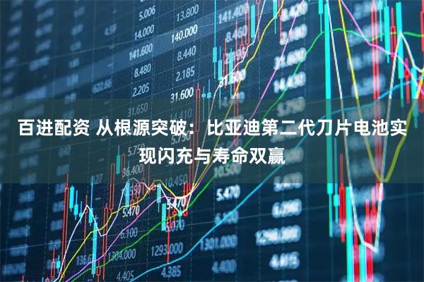 百进配资 从根源突破：比亚迪第二代刀片电池实现闪充与寿命双赢